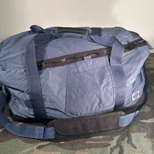 Stone Island nylon garment dyed duffle bag.